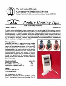Tools for Poultry Producers
