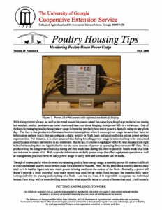 Monitoring Poultry House Power Usage