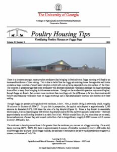 Ventilating Poultry Houses on Foggy Days